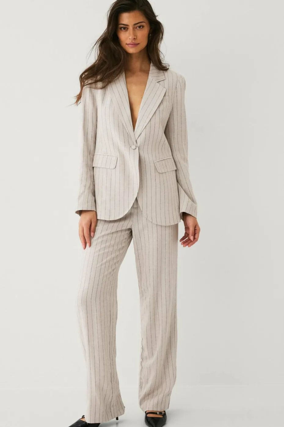 Ellos Collection Blazer i linmiks