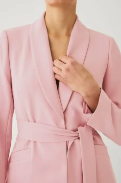 Ellos Collection Blazer med slips og sjalkrage