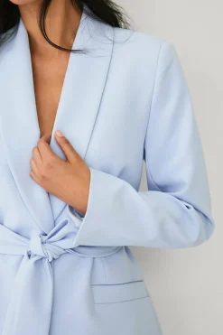 Ellos Collection Blazer med slips og sjalkrage