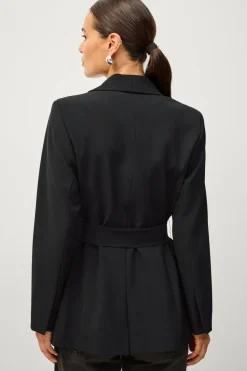 Ellos Collection Blazer med slips og sjalkrage