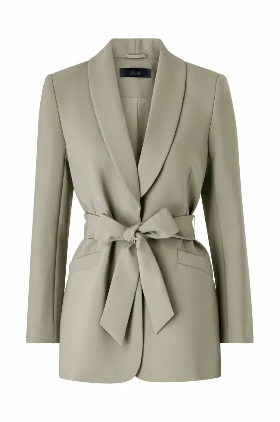 Ellos Collection Blazer med slips og sjalkrage