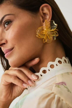 Ellos Collection Blomsterformede øreringer