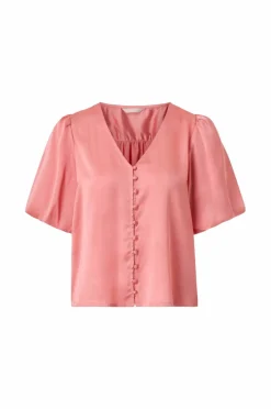 Ellos Collection Bluse i sateng