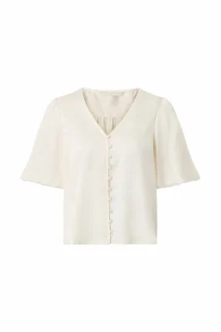 Ellos Collection Bluse i sateng