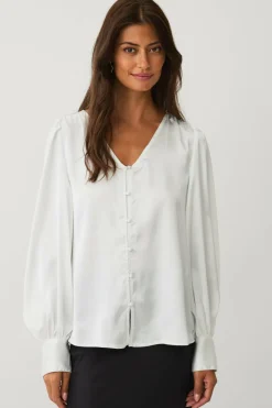Ellos Collection Bluse i sateng