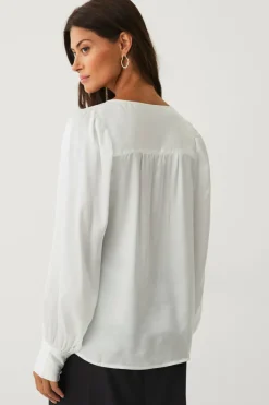 Ellos Collection Bluse i sateng
