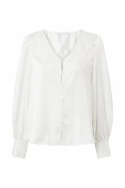 Ellos Collection Bluse i sateng