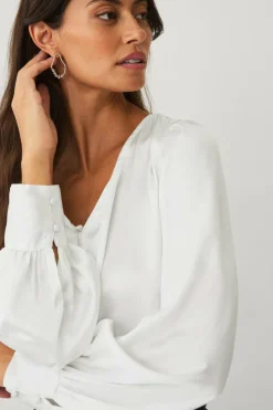 Ellos Collection Bluse i sateng