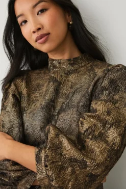 Ellos Collection Bluse i jacquard