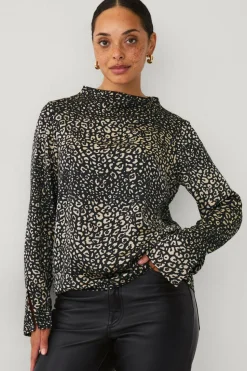Ellos Collection Bluse i sateng