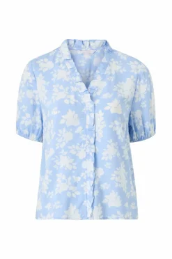 Ellos Collection Bluse med volang