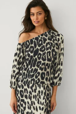 Ellos Collection Bluse med utringet skulder