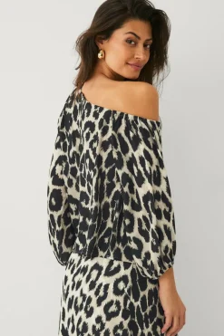 Ellos Collection Bluse med utringet skulder