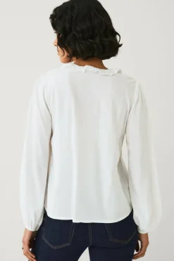 Ellos Collection Bluse med volanger