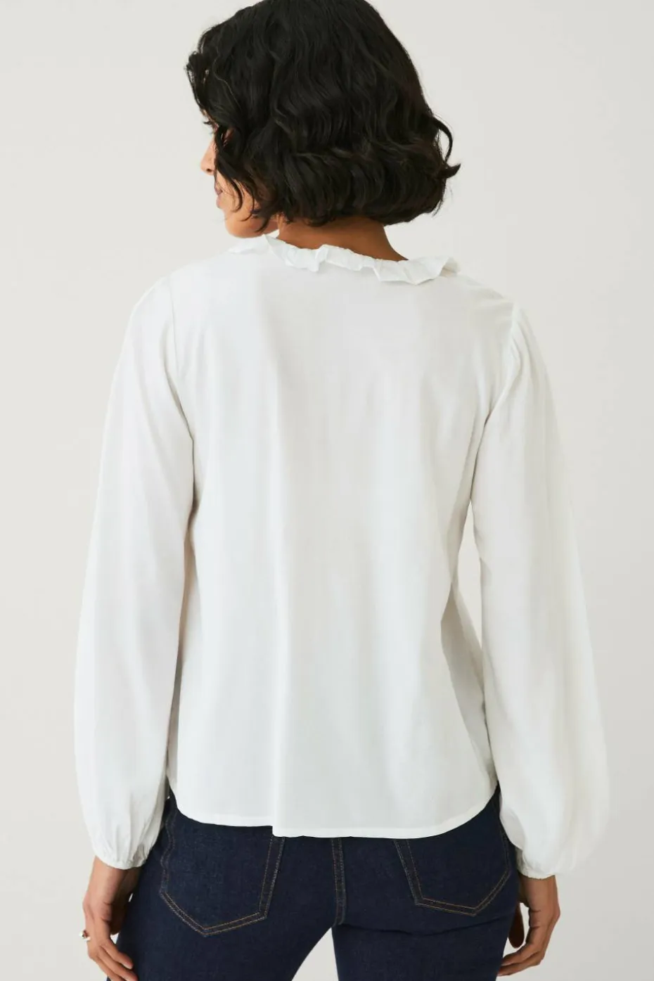 Ellos Collection Bluse med volanger
