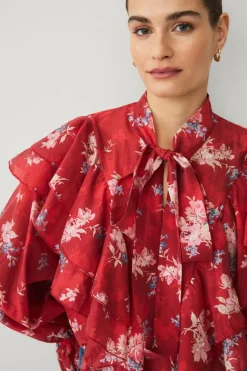 Ellos Collection Bluse med volanger