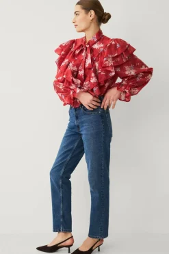 Ellos Collection Bluse med volanger