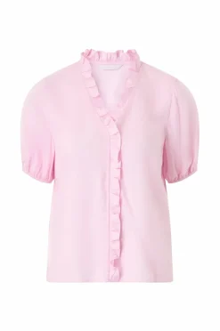 Ellos Collection Bluse med volang