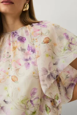 Ellos Collection Bluse med ballongermer