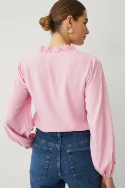Ellos Collection Bluse med volanger