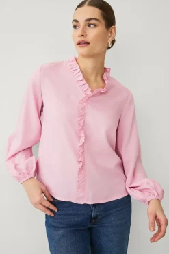 Ellos Collection Bluse med volanger