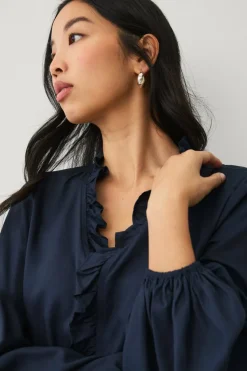 Ellos Collection Bluse med volanger