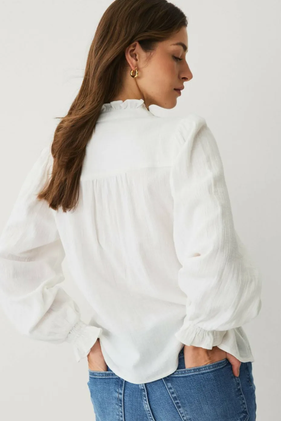 Ellos Collection Bluse med broderi