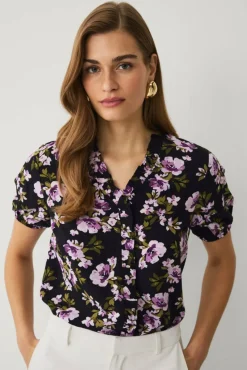Ellos Collection Bluse med volang