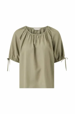 Ellos Collection Bluse med nøkkelhulsåpning