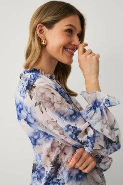 Ellos Collection Bluse med volanger