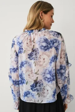 Ellos Collection Bluse med volanger