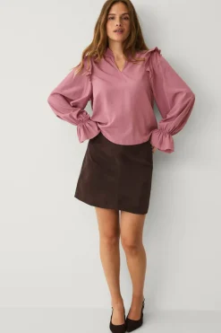 Ellos Collection Bluse med volanger