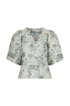 Ellos Collection Bluse med ballongermer