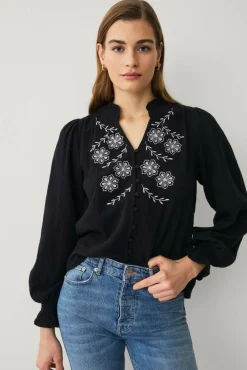 Ellos Collection Bluse med broderi