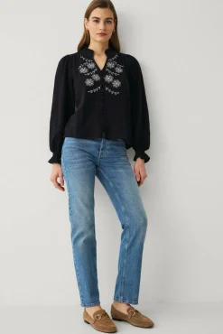 Ellos Collection Bluse med broderi