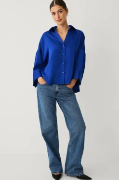 Ellos Collection Bluse med brede ermer