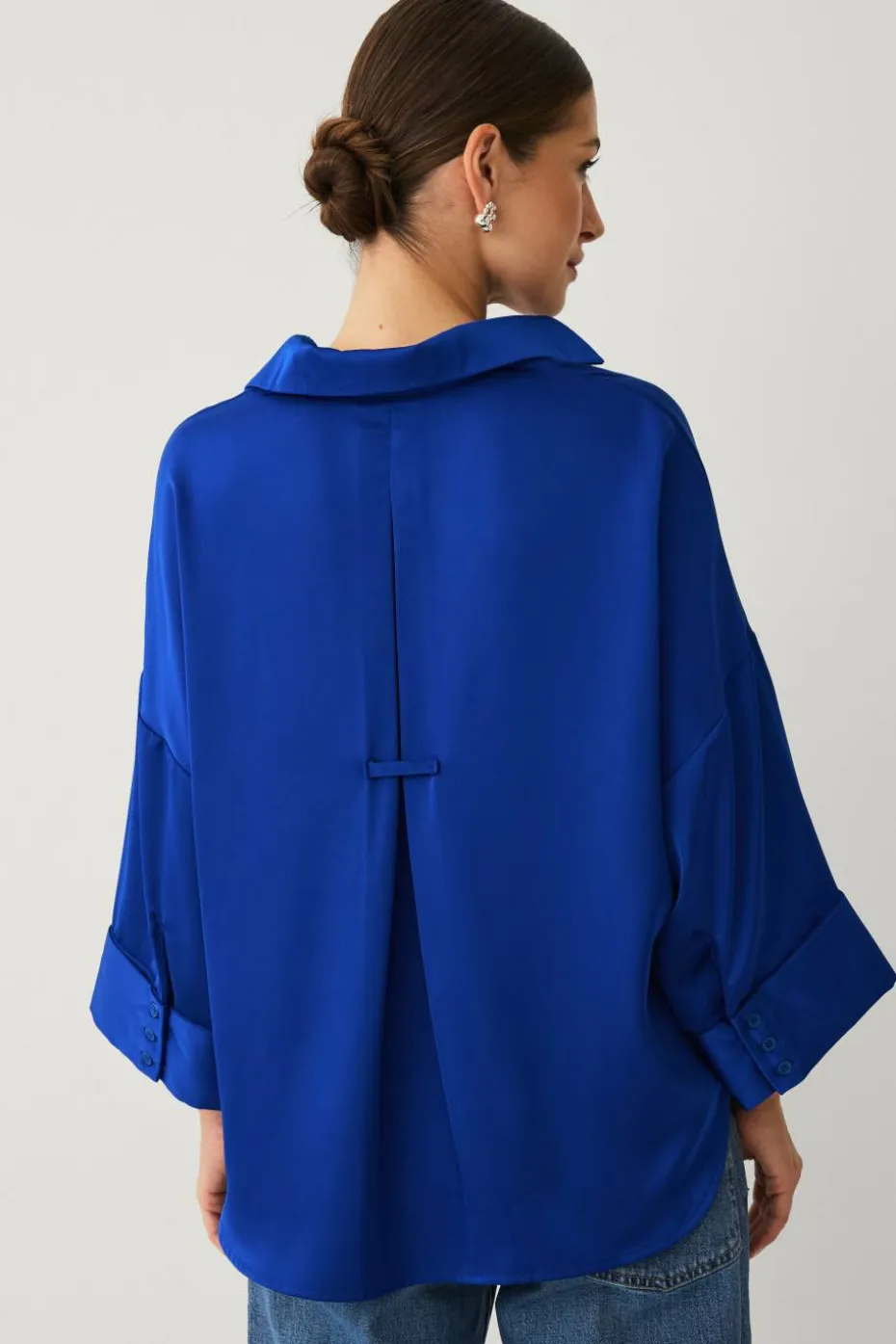 Ellos Collection Bluse med brede ermer