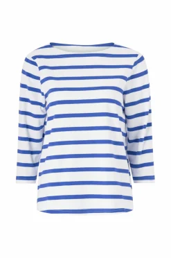 Ellos Collection Bomullstopp med båthals og 3/4-ermer
