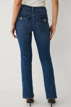 Ellos Collection Boot cut jeans med baklommer