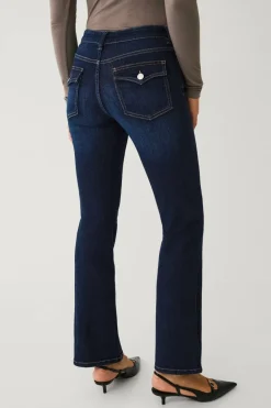 Ellos Collection Boot cut jeans med baklommer