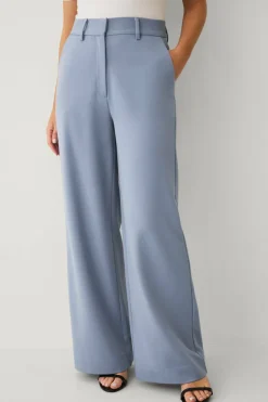 Ellos Collection Brede dressbukser med ekstra høy midje