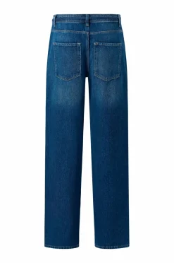 Ellos Collection Brede jeans med knytbart belte