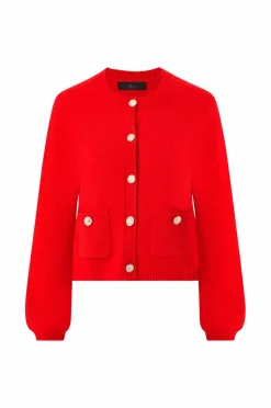 Ellos Collection Cardigan med gullknapper