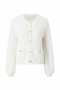 Ellos Collection Cardigan med gullknapper