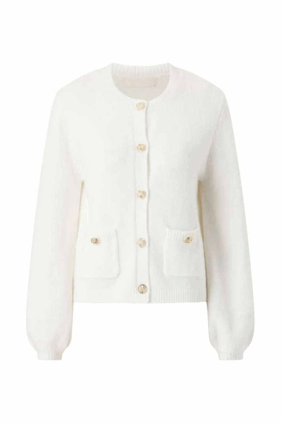 Ellos Collection Cardigan med gullknapper