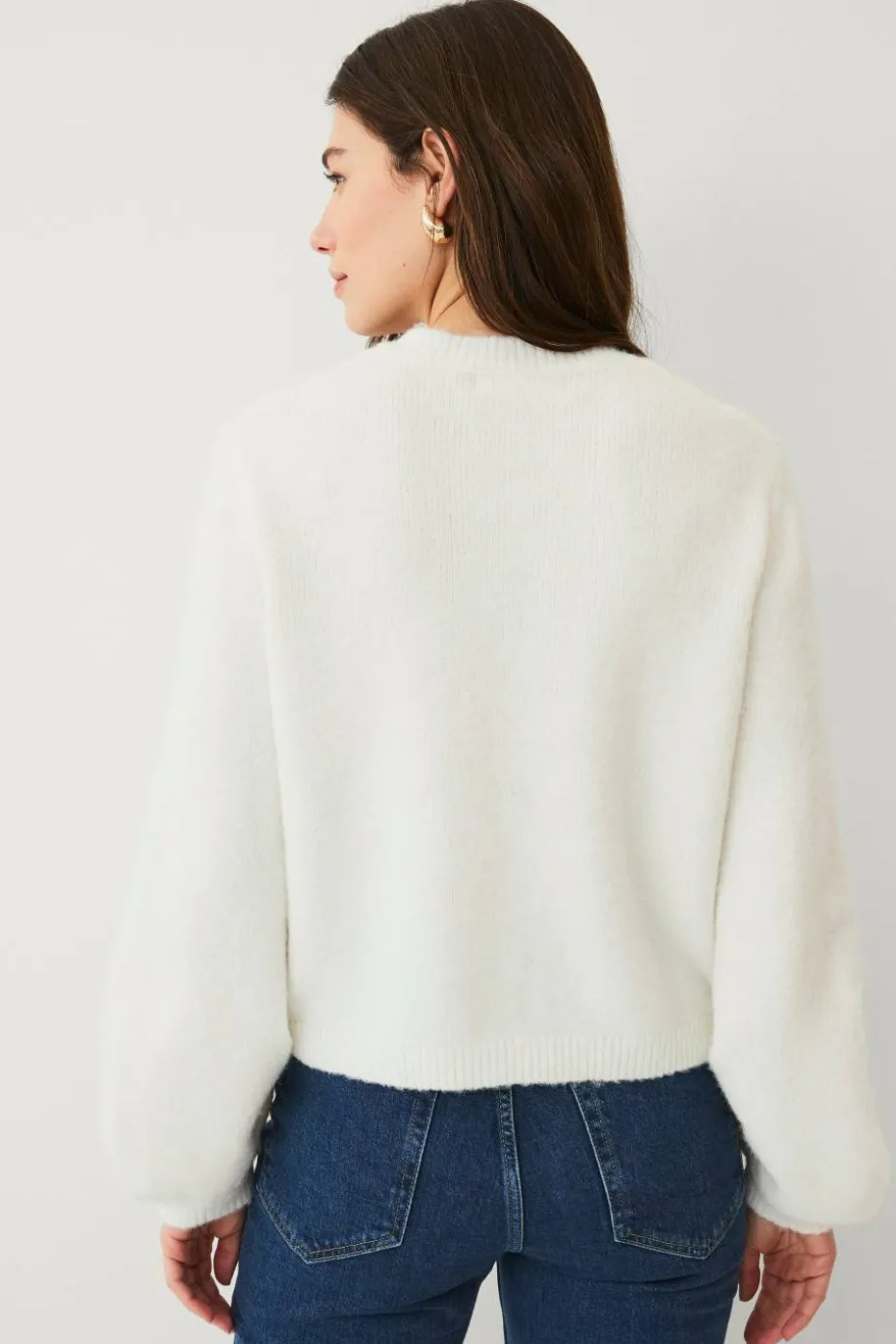 Ellos Collection Cardigan med gullknapper