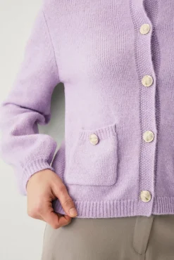 Ellos Collection Cardigan med gullknapper