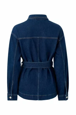 Ellos Collection Denim jakke med knytebelte