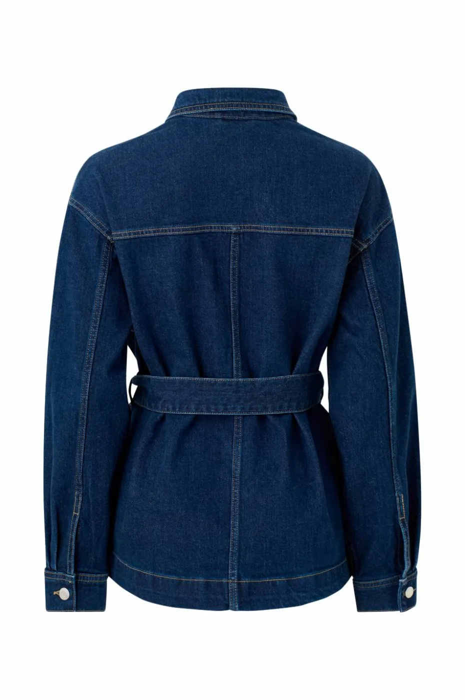 Ellos Collection Denim jakke med knytebelte