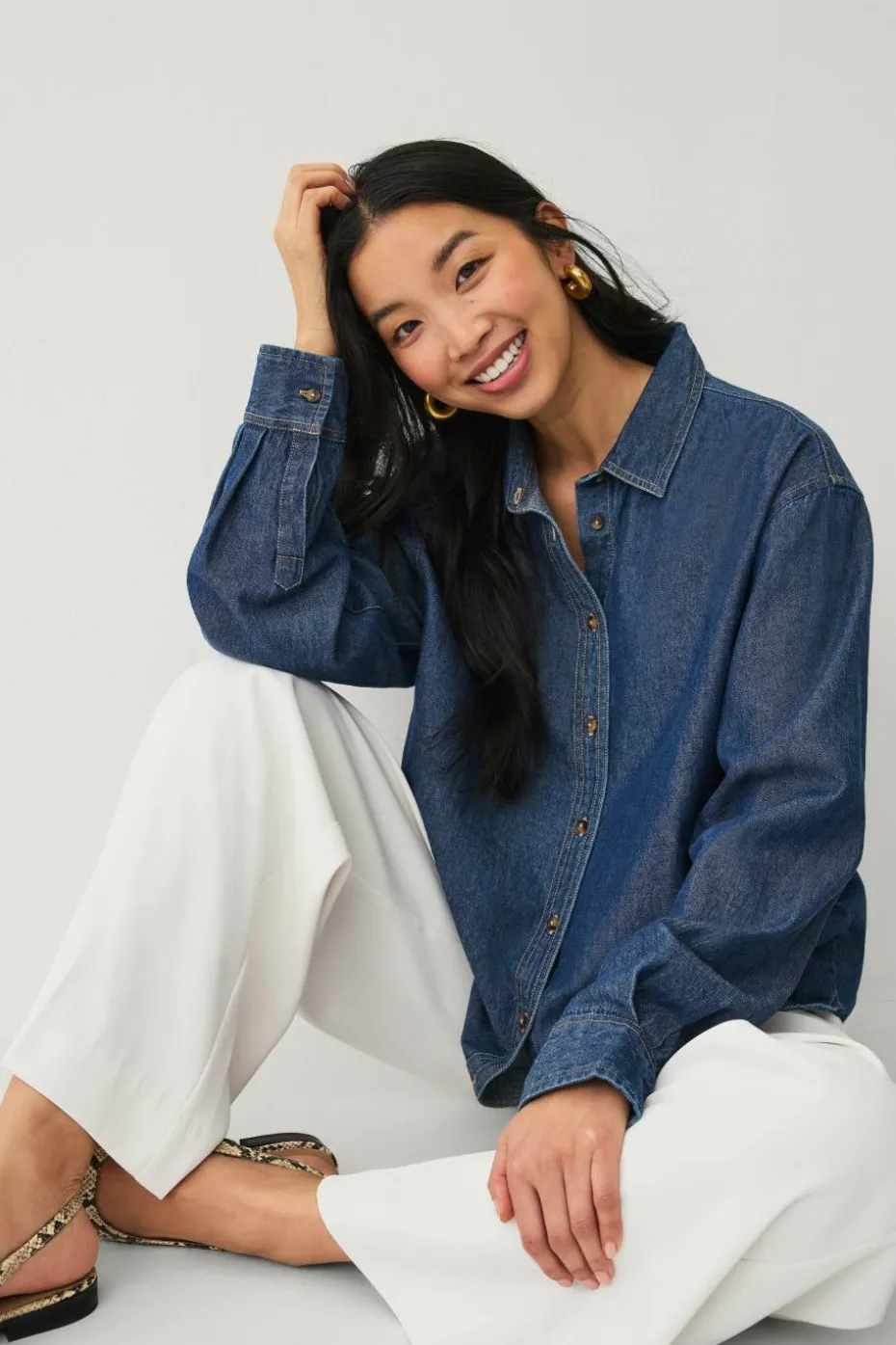 Ellos Collection Denimskjorte